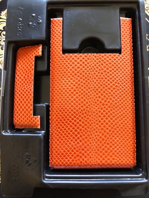 Vertu Aster TANGERINE KARUNG Leather replacement OEM part Leather back housing