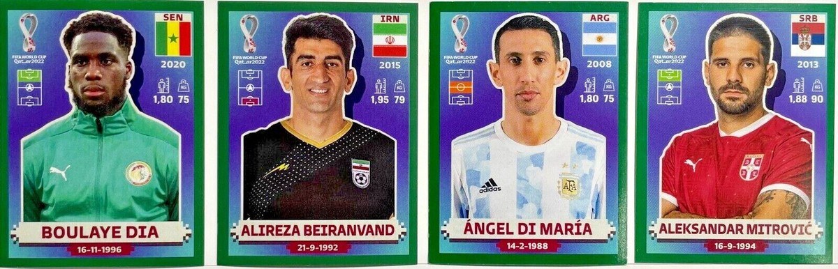 Panini World Cup Qatar 2022 | Green Parallel | Green Border | VERY