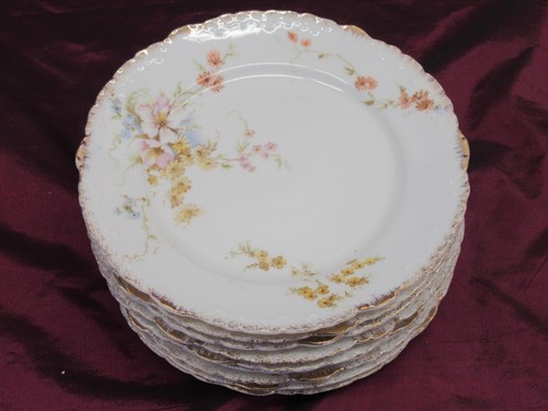 9pc Antique RC Rosenthal Monbijou porcelain 6 7/8" porcelain plates - 第 1/7 張圖片