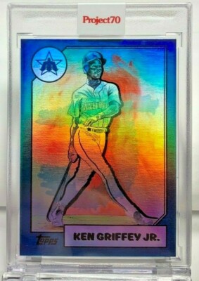 2021 Topps Project 70 #294 1987 Ken Griffey Jr.Infinite Archive Folie / 70