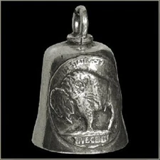 Gremlin Bell Kit Buffalo Head Nickel  motorcycle biker luck ride