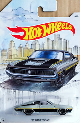 '70 Ford Torino Detroit Muscle Car Series 6/6 1:64 Hot Wheels FYY14 GDG44
