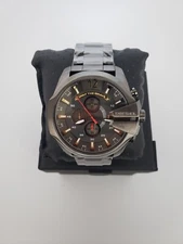 Diesel Mens Mega Chief Chronograph Gunmetal 51 mm Steel Watch NIB DZ4421