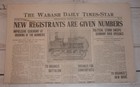 Wabash, IN Daily Times-Star, June 17, 1918 - Second American Draft Lottery