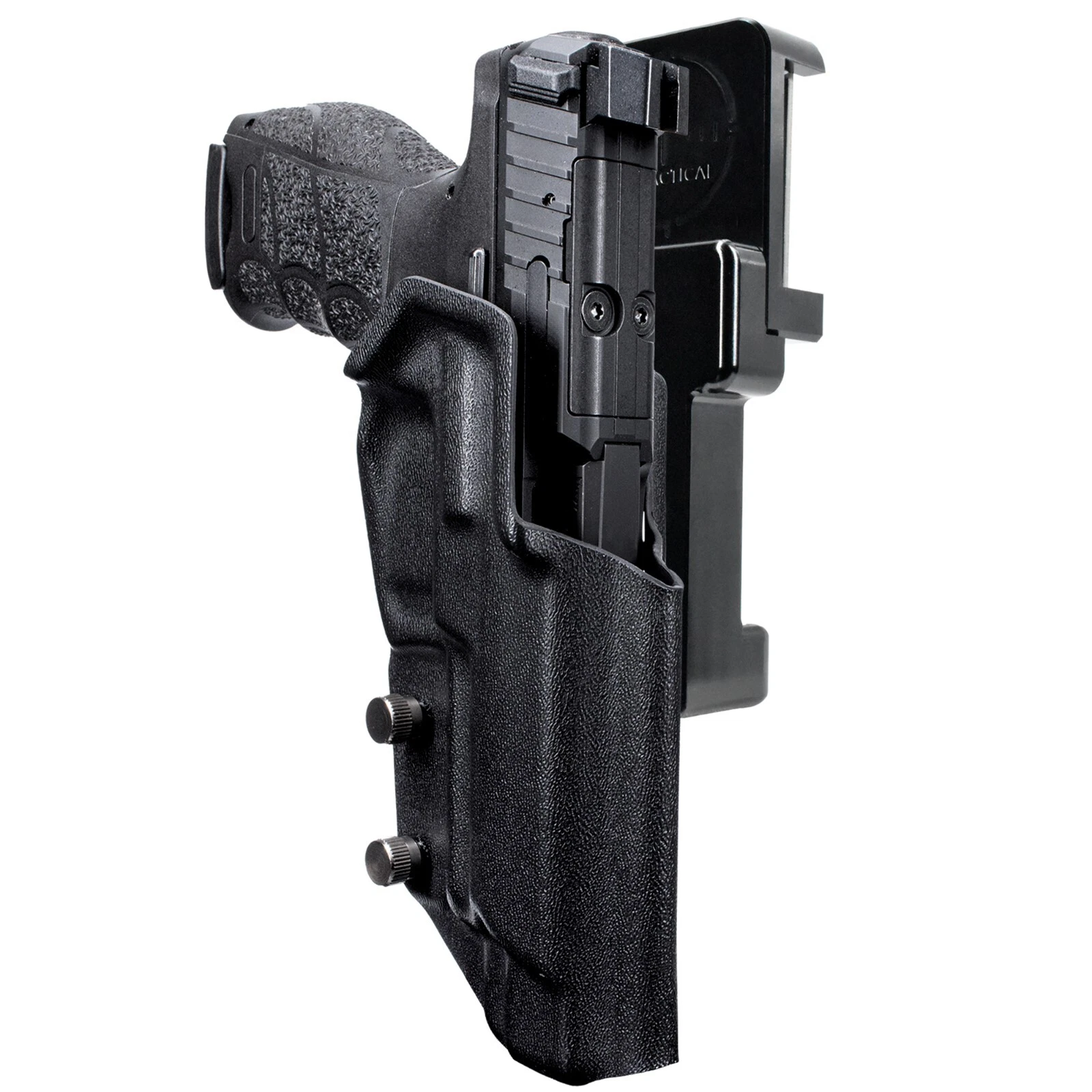 Alloy Competition Holster fits H&K VP9L w  Align Tactical Thumb Rest