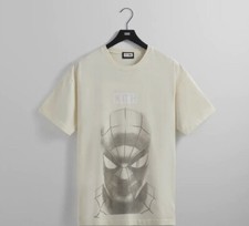 MARVEL  KITH SPIDER-MAN VIGILANTE VINTAGE TEE - SANDRIFT X-LARGE XL