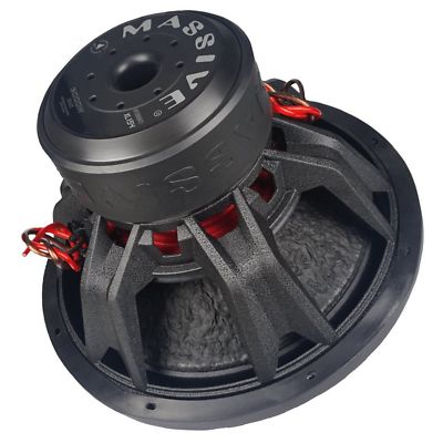 MASSIVE AUDIO SUMMOXL154 15 Inch 3000W SUMMO SERIES Dual 4 Ohm Car Subwoofer