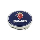 4 x 63 mm SAAB hub cap wheel cover hub caps blue 12775052
