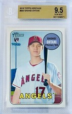 2018 Topps Heritage Shohei Ohtani RC High# Rookie Card BGS 9.5 💎 ROY & MVP