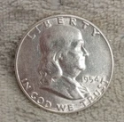 SILVER 1954 P FRANKLIN HALF DOLLAR TP-3469
