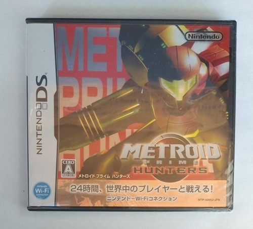 Nintendo Metroid Prime Hunters First-Person Shooters DS Games Software Unopened