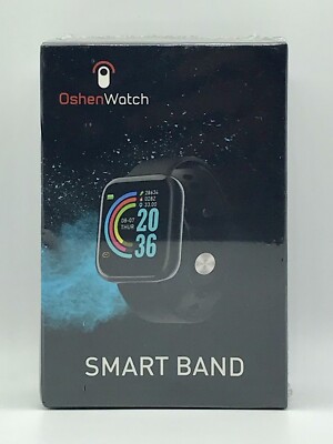 Oshen Smart Band Sport Watch (Black) Bluetooth Fitness Activity Tracker - New