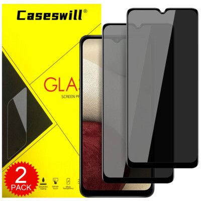 For-Samsung Galaxy A42 5G Full Coverage Tempered Glass Privacy Screen  Protector