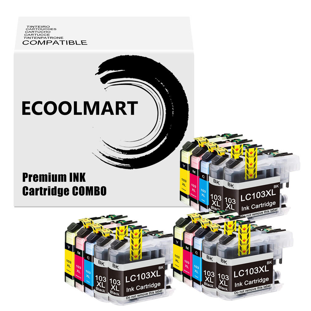 15PK Ink Cartridge fits Brother LC103 MFC-J6920DW MFC-J650DW MFC-J470DW J475DW
