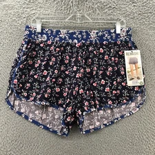 Rewash Ditsy Short Womens L (Actual 31x2) Multicolor Floral Elastic Waist NEW