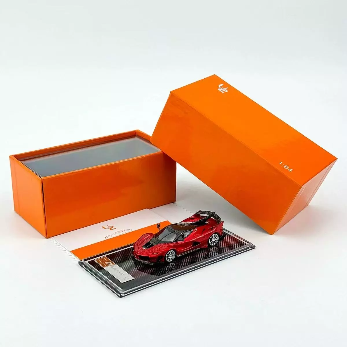 U2 1:64 Red FXXK EVO Super Racing Sports Model Diecast Resin