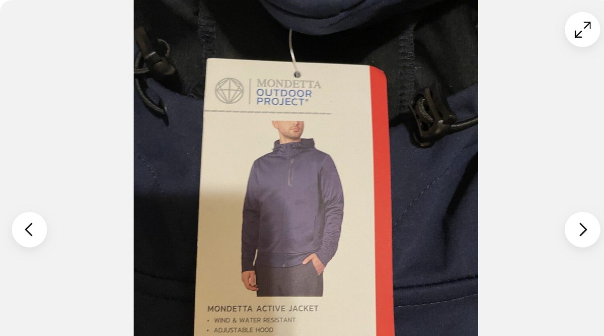 Mondetta Men's Full Zip Hooded Active Jacket (Navy SMALL)NWT | eBay