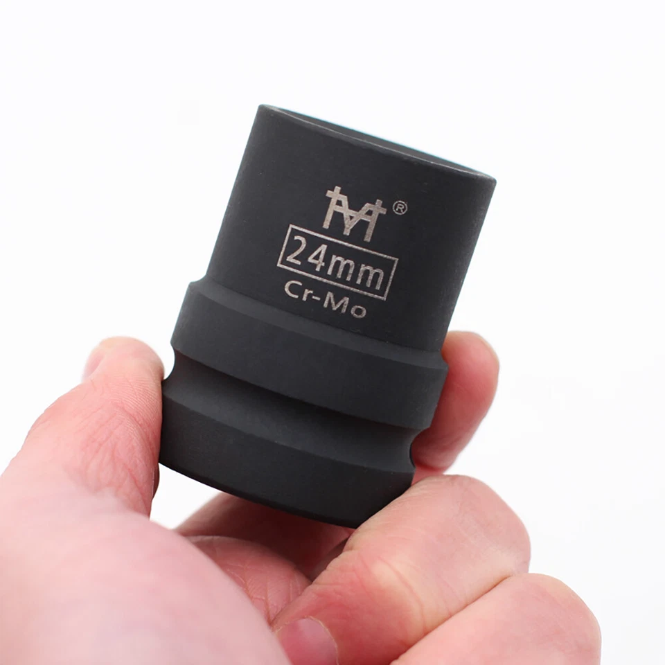 17mm-46mm Heavy Duty 1" inch Drive Deep Impact Sockets Set Wheel Impact Wrench - Image 4 of 4