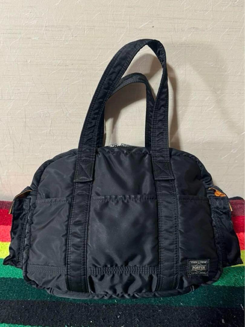 PORTER YOSHIDA TANKER DUFFLE BOSTON BAG color black logo fashion
