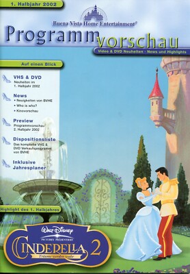 Buena Vista Home Entertainment PROGRAMM VORSCHAU 1.Halbjahr 2002, 36 Seiten