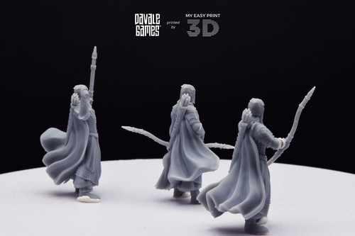 Wood Elf Archers Davale Games 3D Printed With High Quality Resin - Picture 4 of 13