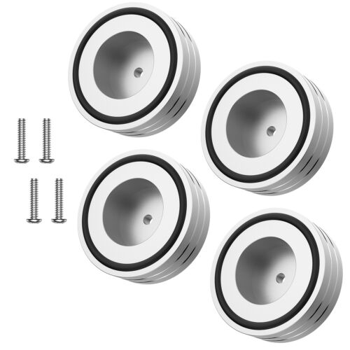 4stk Aluminium GerätefÜße HiFi Lautsprecher Plattenspieler Base Isolation Feet - Picture 11 of 16