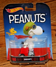 2016 HOT WHEELS RETRO ENTERTAINMENT PREMIUM POP CULTURE PEANUTS SNOOPY REAL RIDE