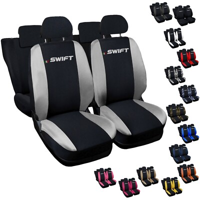 AUTOSITZBEZÜGE KOMPATIBEL MIT SWIFT MADE IN ITALY KOMPLETTSET VERSCHIEDENE FARBEN
