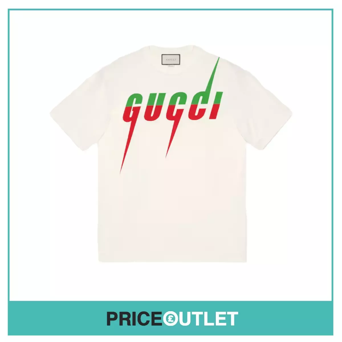 Gucci T shirt W Blade Print Green Red Size M BRAND NEW