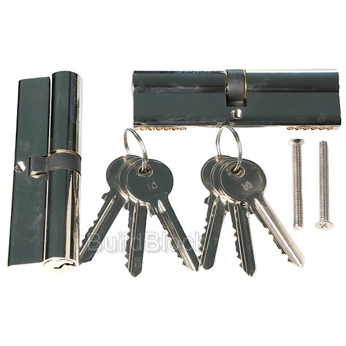 Cilindro de puerta 50/50 barriles cerradura Euro PVC uPVC llave de aluminio - Imagen 4 de 14