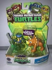 2015 Teenage Mutant Ninja Turtles Half-Shell Heroes LEO & TRICERATOPS NICE
