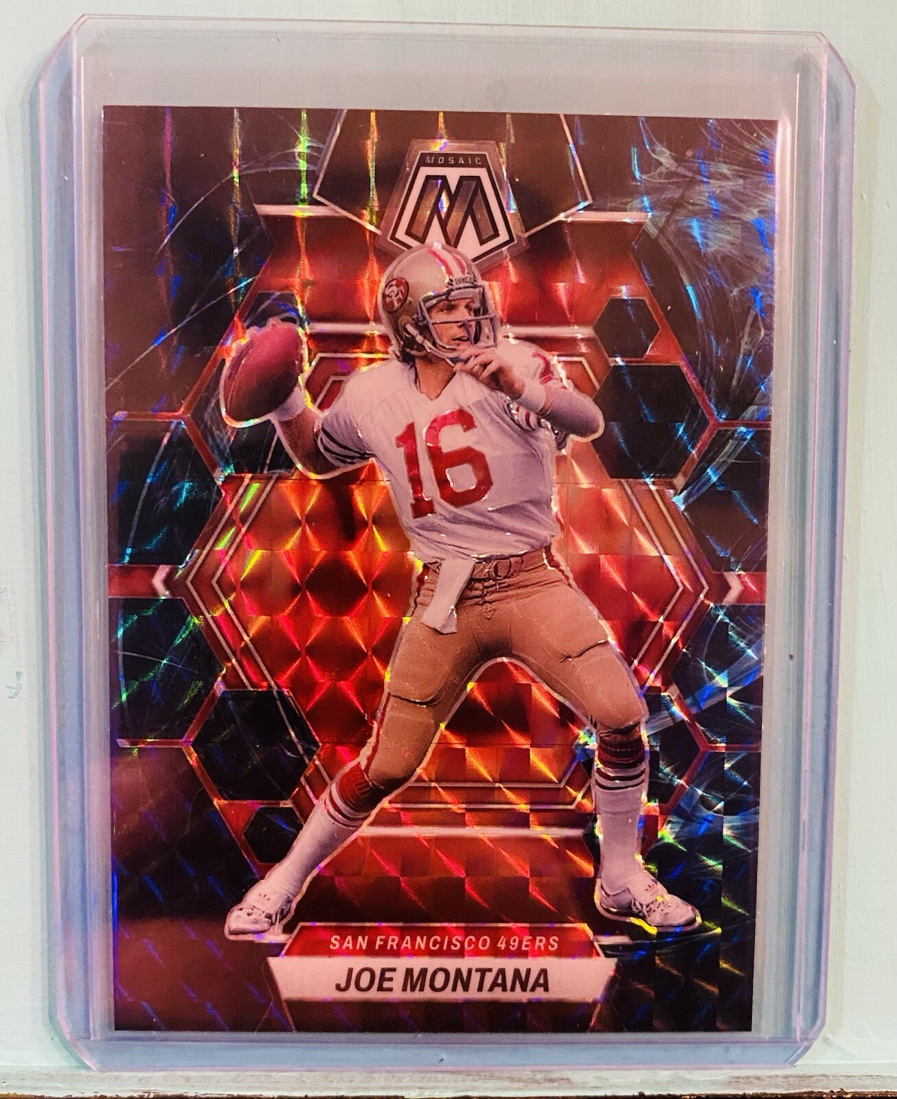 JOE MONTANA 2023 MOSAIC FOOTBALL GENESIS CASE HIT SSP #217 🔥