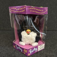 1998 Tiger Electronics Furby - Model 70-800 Tuxedo Furby- New In Damaged Box