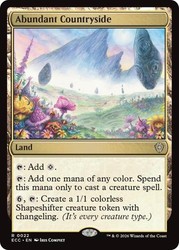 Abundant Countryside #22 - Commander: Lorwyn Eclipsed
