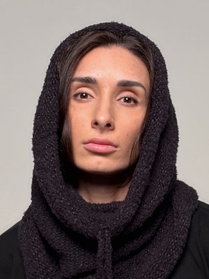 Warm Hooded Scarf Knit Cowl Women Winter Drawstring Hood Neck Warmer Cover Snood
