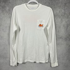 Vineyard Vines T-Shirt Halloween Graphic Boys Size L 16 White Halloween.