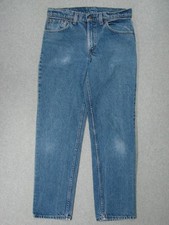 TB11415 USA VINTAGE 1988 LEVI'S 506 STRAIGHT LEG JEANS 33x32 msr 32"x31"