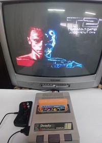 Terminator 2, Felix vs Jerry game cartridge from 1995 for dendy famicom pegasus