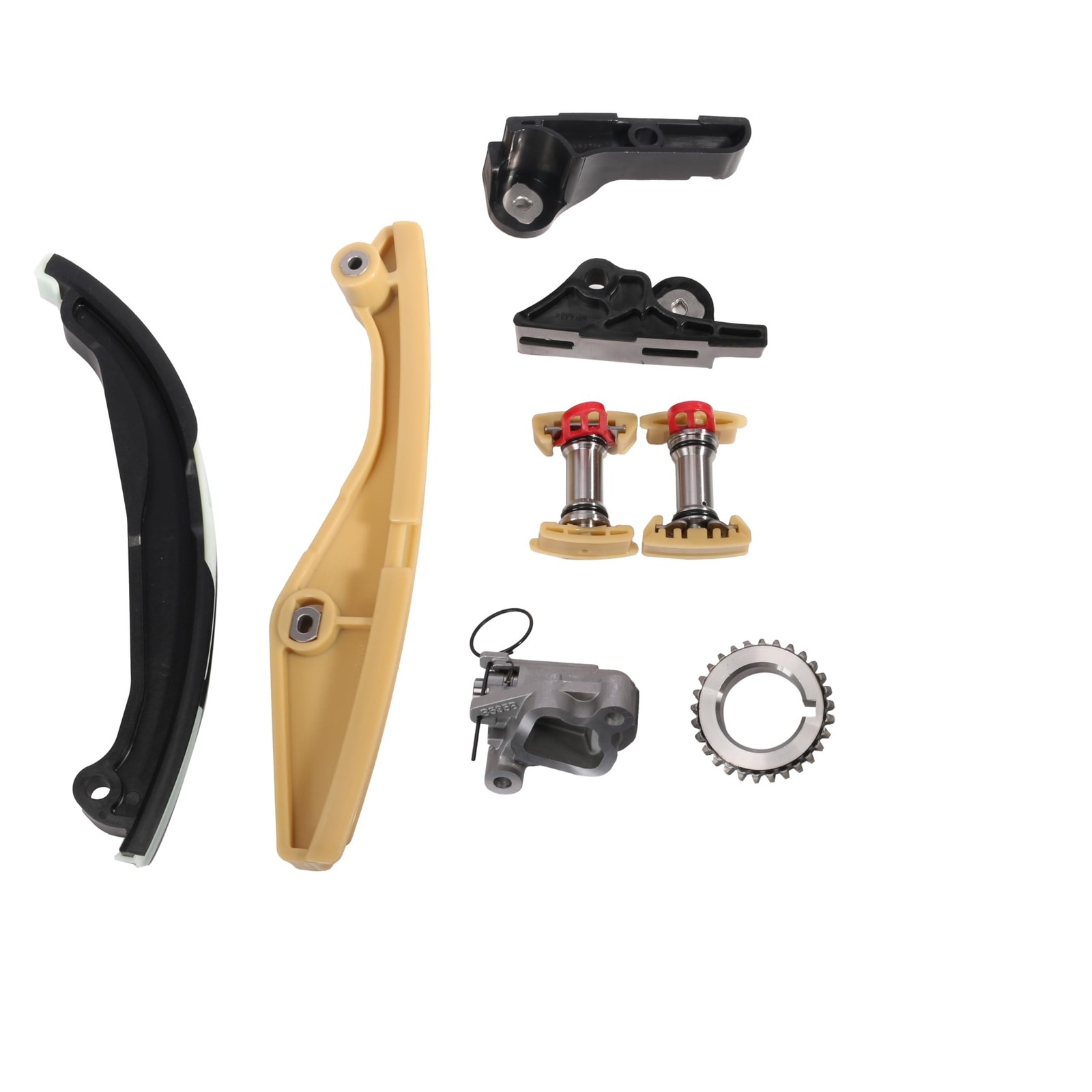 Timing Chain Kit with Water Pump, For Ford Edge/Explorer/F-150/Flex/Police In...