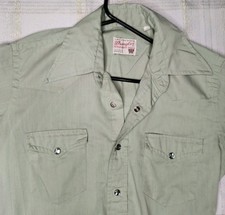 Wrangler 70s Single Needle Tailoring Long Tail Made In USA Size 15/34 0151