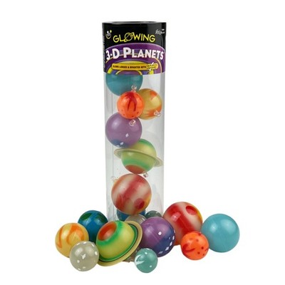 Great Explorations, 3D Glow in the Dark Planets a Tube, Ages 19464, Brown