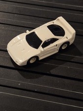 TYCO FERRARI F40 "TEST SHOT" in SOLID WHITE  White Wheel 440 chassis  NEW 