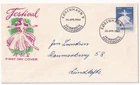 STAMP DENMARK "KOBENHAVN" "FESTIVAL" 1962 FDC ENVELOPE
