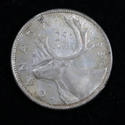 1938 Canada 25 Cents — photo from the most recent tracked eBay sale