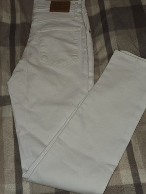 Levi's 724 High Rise Straight White Women's Jeans Size W26/32L