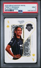 2025 PARKSIDE BEACHWOOD NWSL PLAYING CARDS TRINITY RODMAN PSA 9