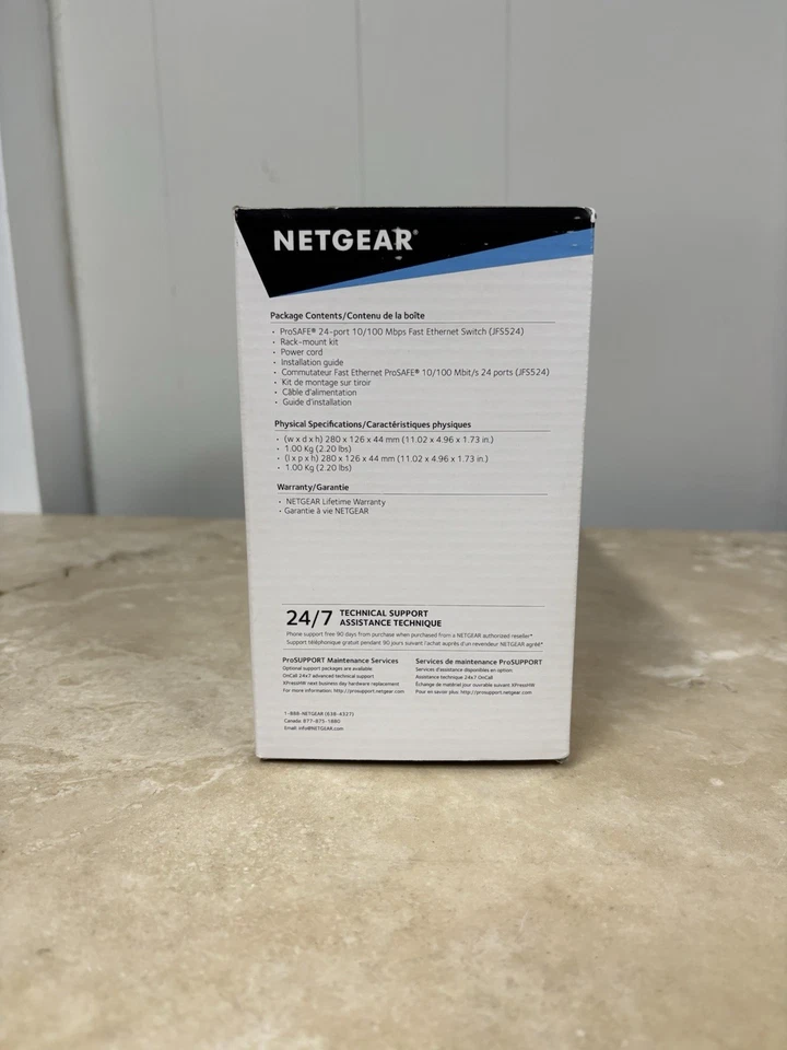 Netgear JFS524-200NAS ProSafe 24-Port 10/100 Mbps Fast Ethernet Switch - Image 4 of 4