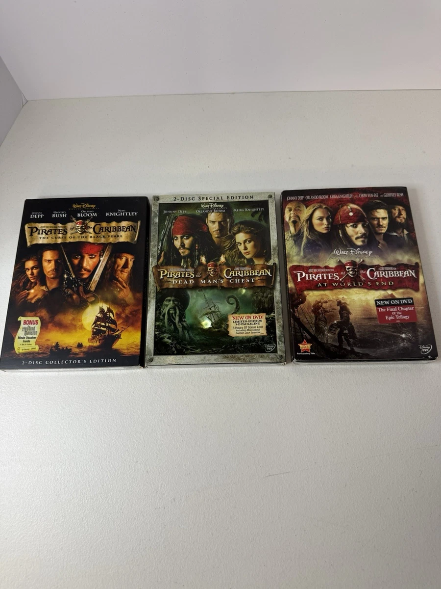 25+ Collector's Edition Pirates of the Caribbean DVDs for sale