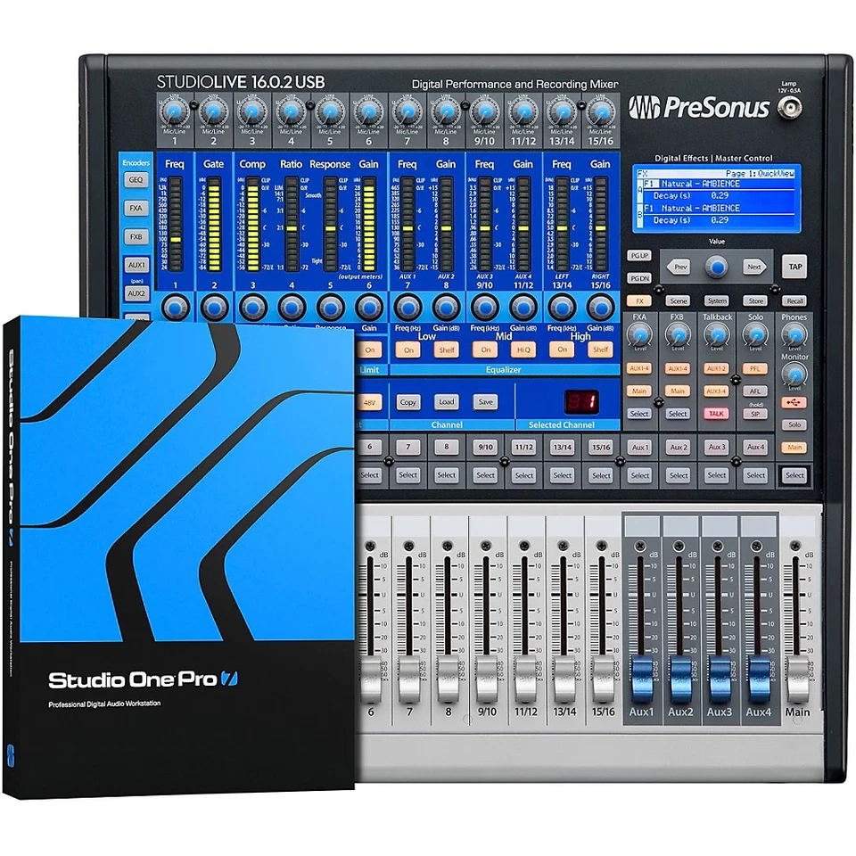 PreSonus StudioLive 16.0.2 USB 16x2 Performance and Recording Digital Mixer - Image 2 of 4