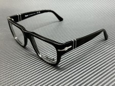 PERSOL PO3348V 95 Black Unisex 55 mm Eyeglasses